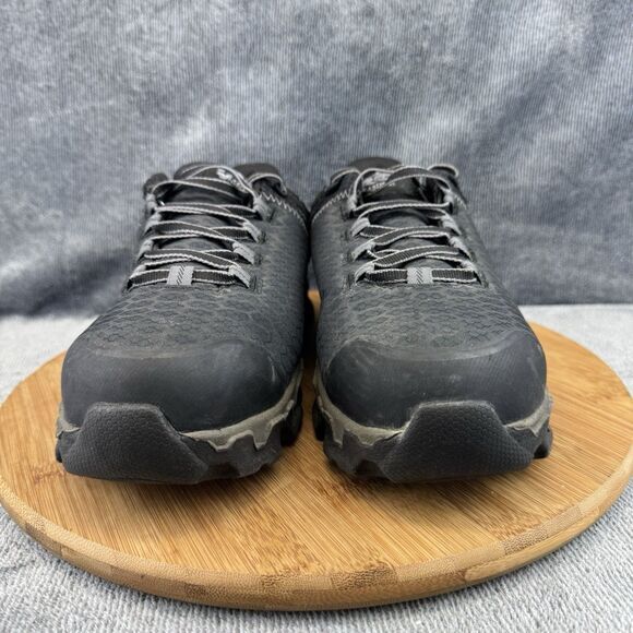 Timberland PRO 408 Shoe Men Size 8 Black Powertrain Work Toe Ani Fatigue Sneaker - Picture 2 of 9